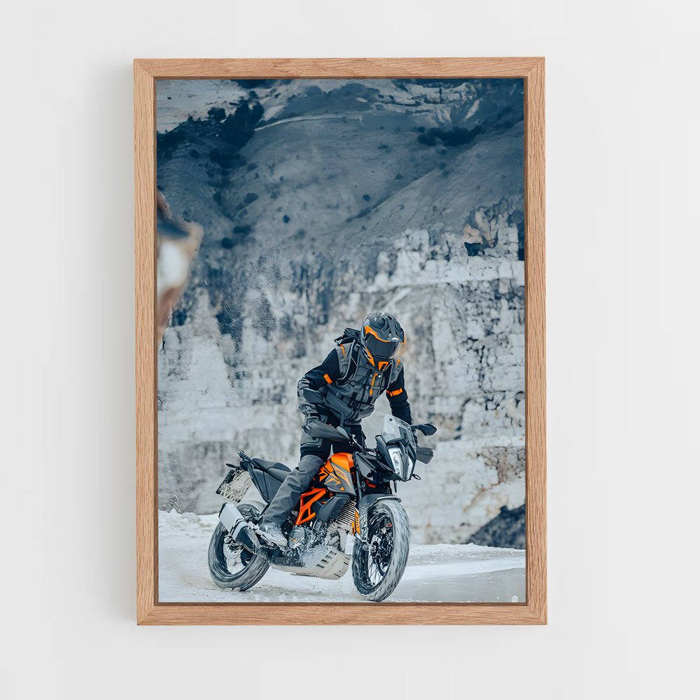 Poster Route Gelée – affiche KTM Moto (vue 4)